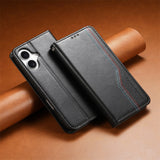 Flip business card insertion wallet case for iPhone