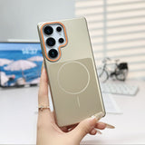Magsafe Magnetic matte case for Samsung.
