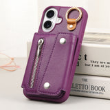 Lychee pattern faux leather wallet case for iPhone