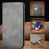 Flip leather with wallet case for Samsung
