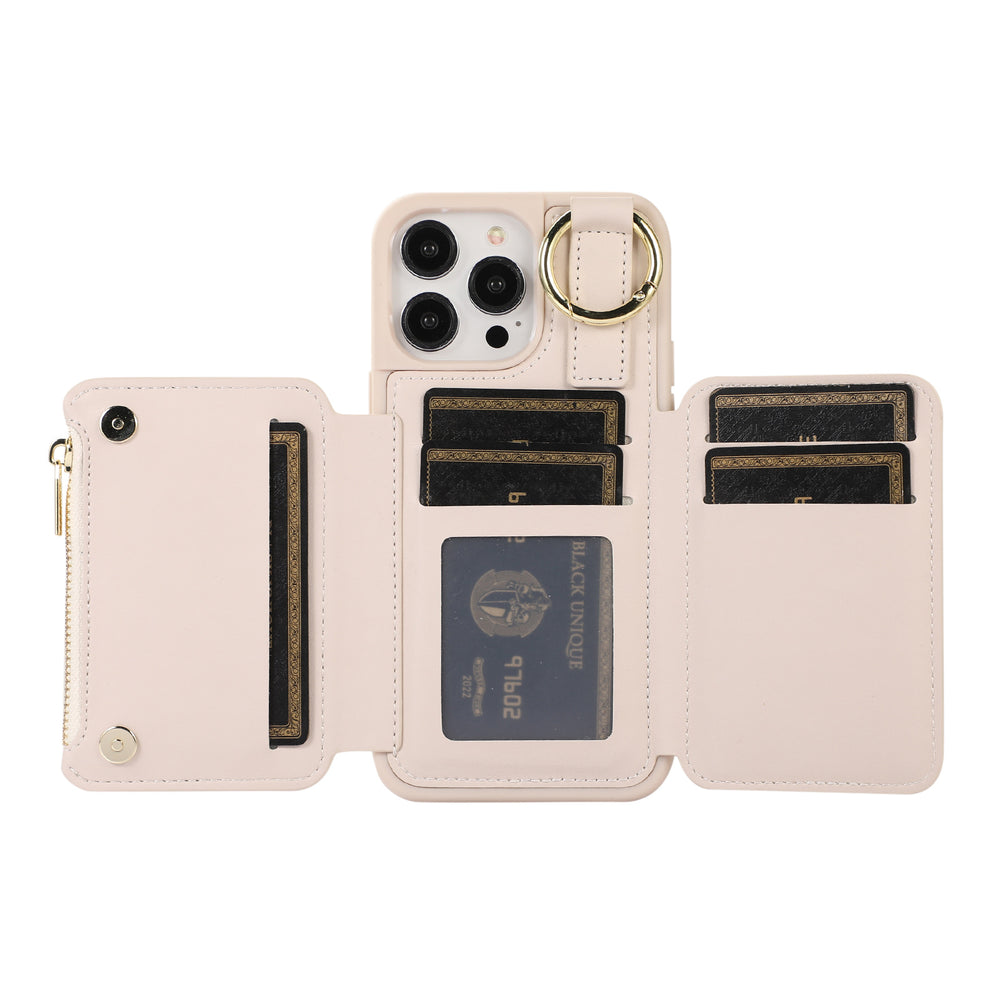 Leather Card Holder Case for iPhone