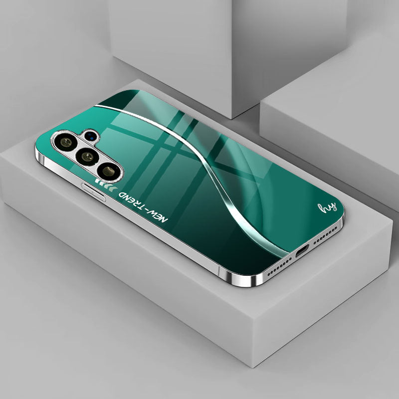 Simple Business Glass Case For Galaxy.