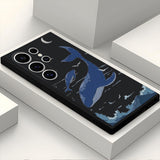 New Sky Whale Silicone Case for Samsung