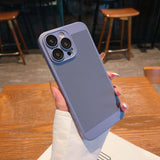 Heat Dissipation Oil-spray Lens Protector Case for iPhone