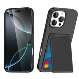 Card Holder Frosted Phone Case for iPhone