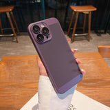 Heat Dissipation Oil-spray Lens Protector Case for iPhone