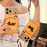 Air cushion embossed dog case for iPhone