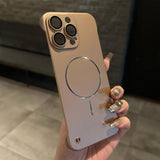 Frameless skin-feel ultra-thin hard case for iPhone