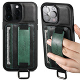 Wristband card insertion case for iPhone