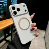 Carbon fiber patterned magnetic case for iPhone