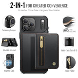 2-in-1 magnetic wallet case for iPhone