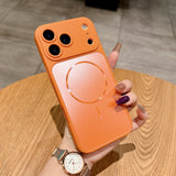 Original color electroplated high-end magnetic case for iPhone