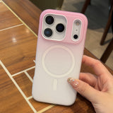 Magsafe magnetic Gradient 2-in-1 detachable case For iPhone