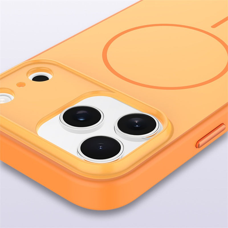 Skin-friendly shockproof magnetic case for iPhone