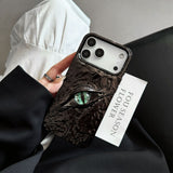 Devil's Eye Pleated Electroplating Case for iPhone