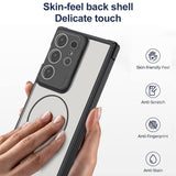 With Lens Stand Iridescent Magnetic Case for Samsung
