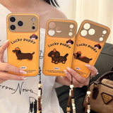 Air cushion embossed dog case for iPhone