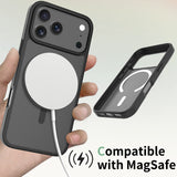 Magnetic matte skin feel case For iPhone