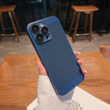 Heat Dissipation Oil-spray Lens Protector Case for iPhone