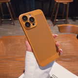 Heat Dissipation Oil-spray Lens Protector Case for iPhone