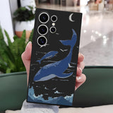 New Sky Whale Silicone Case for Samsung