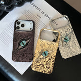 Devil's Eye Pleated Electroplating Case for iPhone