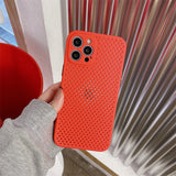 Mesh breathable heat dissipation case for iPhone