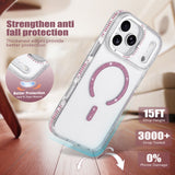 Magsafe Magnetic Transparent Glitter Case for iPhone