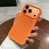 Liquid silicone magnetic Case for iPhone