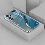 Simple Business Glass Case For Galaxy.