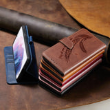 Wheat Ear Embossed Flip Wallet Case for Samsung