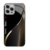 Electroplated Tempered Glass Premium Case fot iPhone