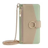 Crossbody Flip Leather Wallet Case for iPhone