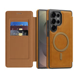 RFID Magsafe Magnetic Flip Wallet Case for Samsung