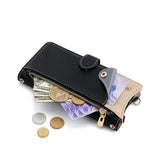 Flip-cover wrist strap crossbody case for iPhone