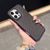 Gypsophila rhinestone phone case for iPhone
