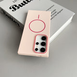 Magsafe magnetic frosted case for Samsung