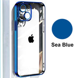 Clear Plating Soft Case for iPhone