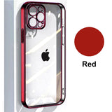 Clear Plating Soft Case for iPhone