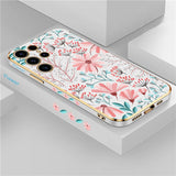 Pattern Plating Phone Case For Samsung