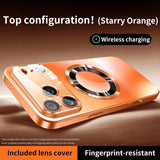 Luxury Glass Magnetic Shockproof Case For iPhone
