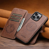 Card Holder Wallet Magnetic Flip Case For iPhone