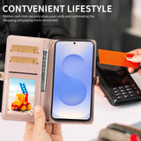 Flip Wallet Style with Multiple Card Slots Leather Case For Samsung
