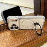 Built-in Magnetic Ring Kickstand Case For iPhone