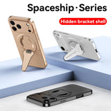 Luxury Folding Stand Magsafe Magnetic Case For iPhone