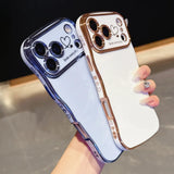 Love Electroplating Shockproof Case For iPhone