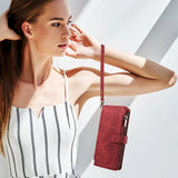 Flip Wallet Leather Case for Samsung