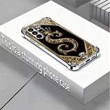 Crown Electroplated Glass Case for Samsung