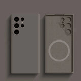 Liquid Silicone Magnetic Shockproof Case For Samsung