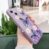 Purple Butterflies Cute Case For iPhone